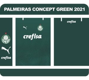 Vetor Camisa Palmeiras 1 Titular 2022-2023 Arte Corel Cdr