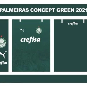 Vetor Camisa Palmeiras 1 Titular 2022-2023 Arte Corel Cdr