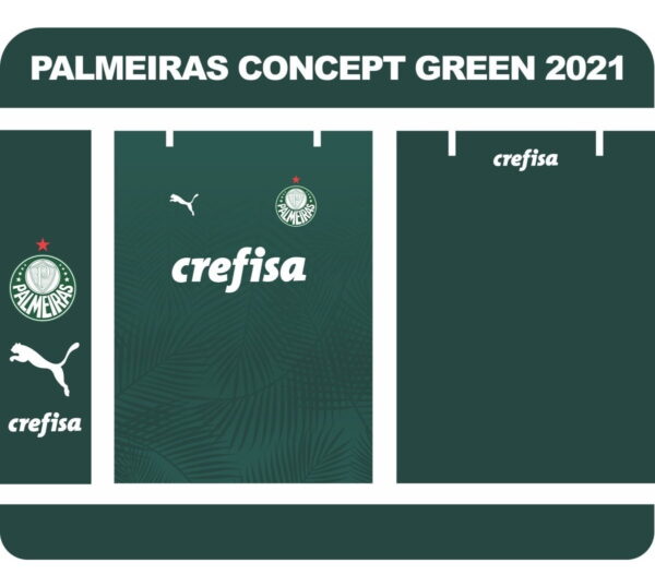 Vetor Camisa Palmeiras 1 Titular 2022-2023 Arte Corel Cdr