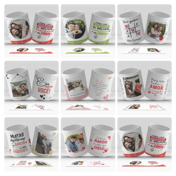 22 Designs Românticos para Caneca do Dia dos Namorados