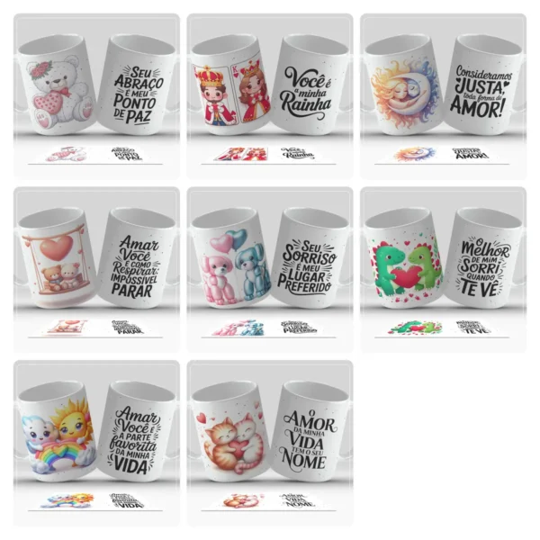 22 Designs Românticos para Caneca do Dia dos Namorados