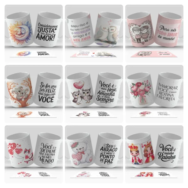22 Designs Românticos para Caneca do Dia dos Namorados