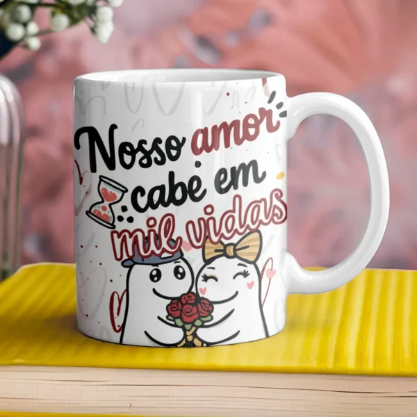 24 Designs de Artes Românticas Caneca - Dia dos Namorados
