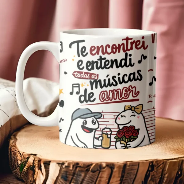 24 Designs de Artes Românticas Caneca - Dia dos Namorados