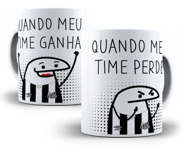 26 Artes Caneca Flork Bento Torcedor Futebol Sublimação