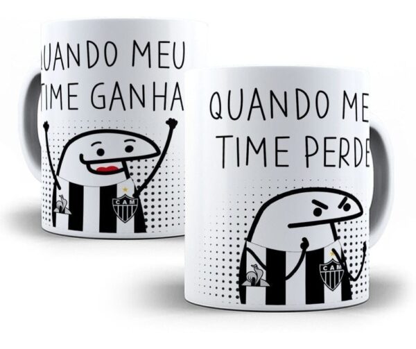 26 Artes Caneca Flork Bento Torcedor Futebol Sublimação