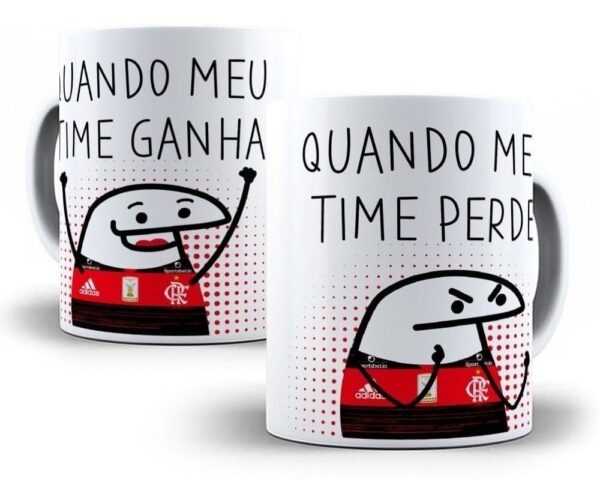 26 Artes Caneca Flork Bento Torcedor Futebol Sublimação