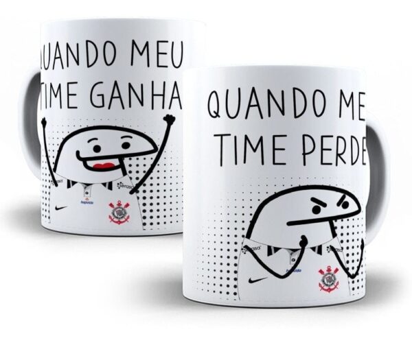 26 Artes Caneca Flork Bento Torcedor Futebol Sublimação