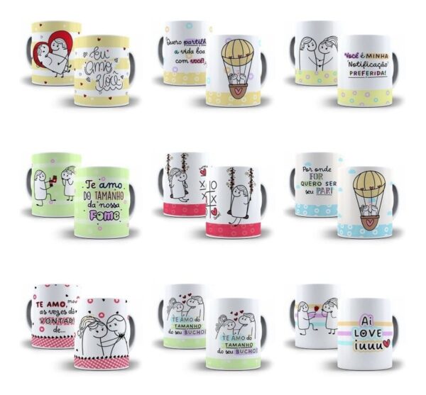 26 Artes Caneca Flork Dia Dos Namorados Arquivos Png