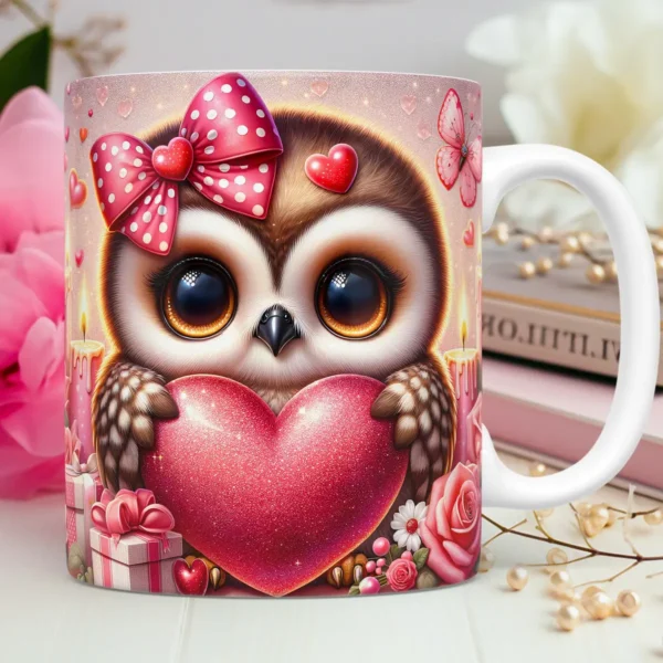 30 Artes Exclusivas para Caneca de Namorados 3D Pets