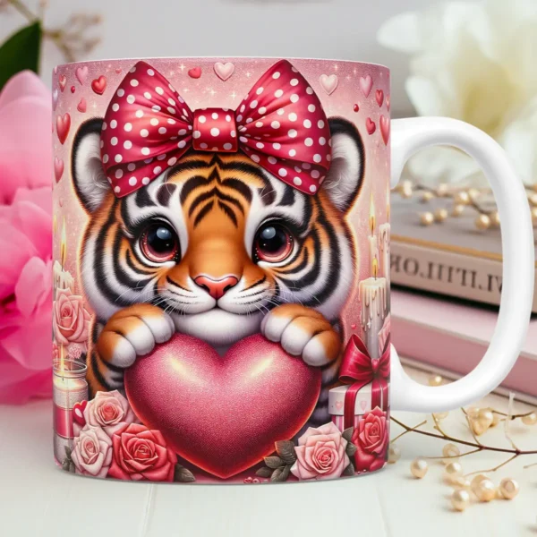 30 Artes Exclusivas para Caneca de Namorados 3D Pets