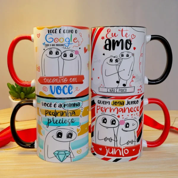30 Artes para Canecas de Dia dos Namorados Flork