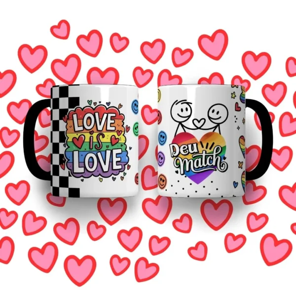 30 Designs de Caneca e Tubolata para Dia dos Namorados