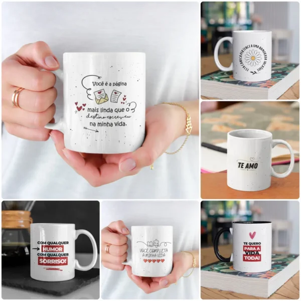 31 Designs de Canecas para Dia dos Namorados em JPG
