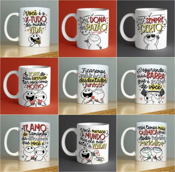 35 Artes Criativas para Caneca do Dia dos Namorados