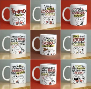 35 Artes Criativas para Caneca do Dia dos Namorados