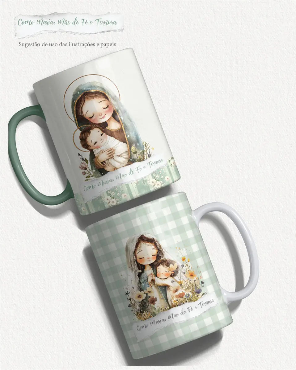 Kit Digital Maria: Aquarela de Fé e Ternura PNG 5 Kit Digital Maria: Aquarela de Fé e Ternura PNG - Imagem 5