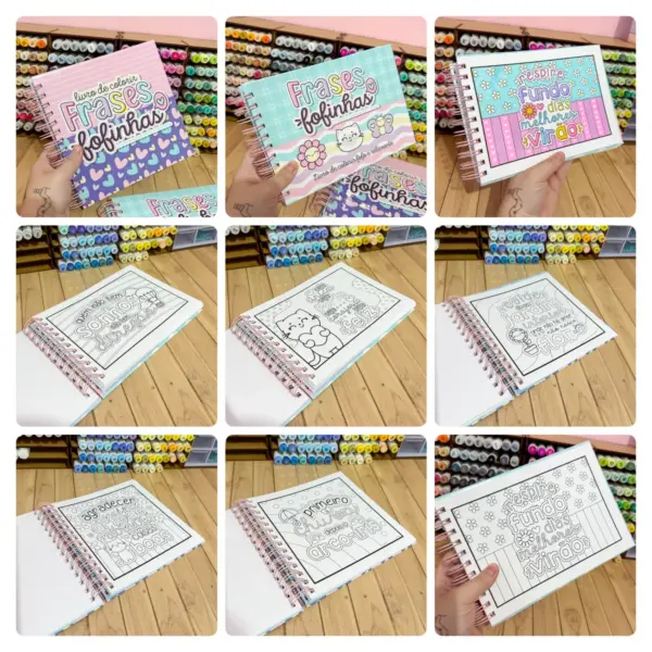 Kit Digital - Livro de Colorir com Frases Inspiradoras - Imagem 2