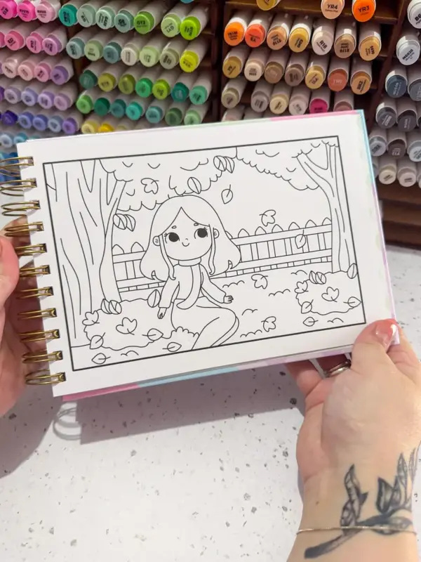 Kit Digital Livro para Colorir Meninas em PDF - Imagem 6