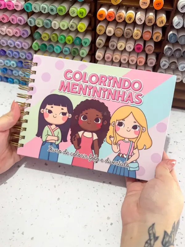 Kit Digital Livro para Colorir Meninas em PDF - Imagem 7