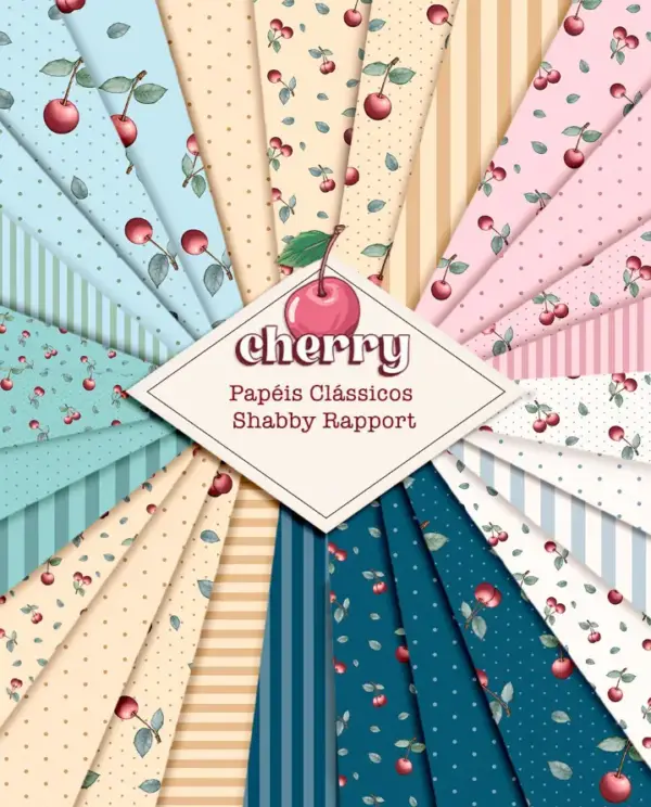 Kit Digital Cherry: Arquivos PNG para Sublimação - Imagem 4