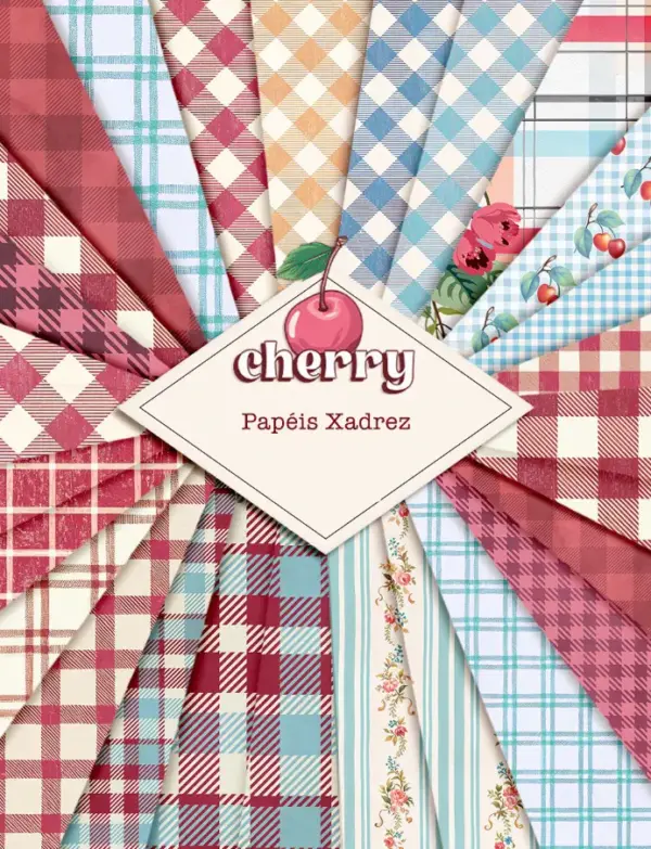 Kit Digital Cherry: Arquivos PNG para Sublimação - Imagem 5