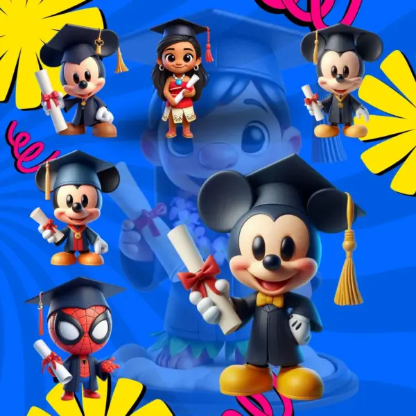 Kit Digital Formandos: Personagens Estilizados em PNG - Imagem 4