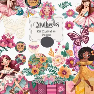 Kit Digital Mulheres Que Voam: Crie Arte Única