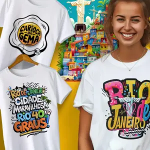 Kit Digital com Frases Icônicas do Rio de Janeiro RJ