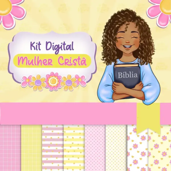 Kit Digital Mulher Cristã PNG para Criações Personalizadas e Inspiradoras - Imagem 2