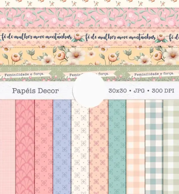 Kit Digital Frases PNG Feminino para Personalizar Presentes - Imagem 2