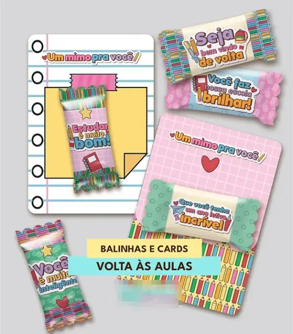 Kit Digital Volta as Aulas com Mimos Arquivo PNG - Imagem 3