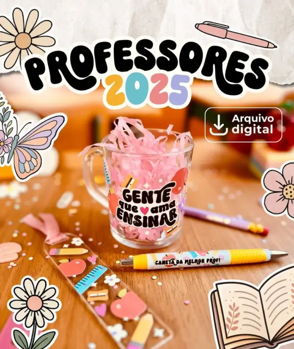 Kit Dia dos Professores com Mensagens Personalizadas