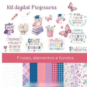 Kit Digital Professora Baixar Arquivos Criativos para Aulas