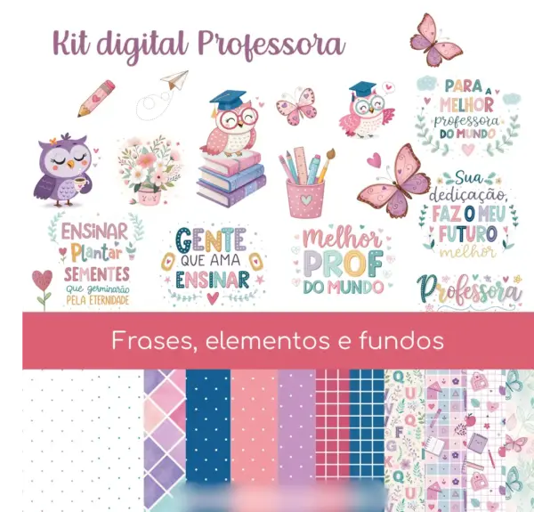 Kit Digital Professora Baixar Arquivos Criativos para Aulas