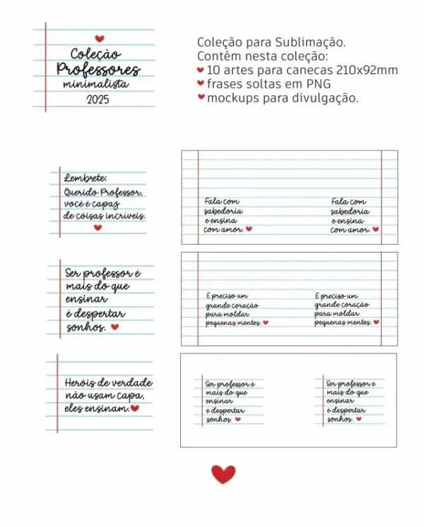 Kit Canecas Professor Personalizadas 99 Modelos