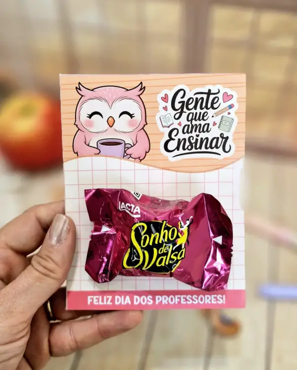 Kit Dia dos Professores Card Bombom Personalizado Digital - Imagem 4
