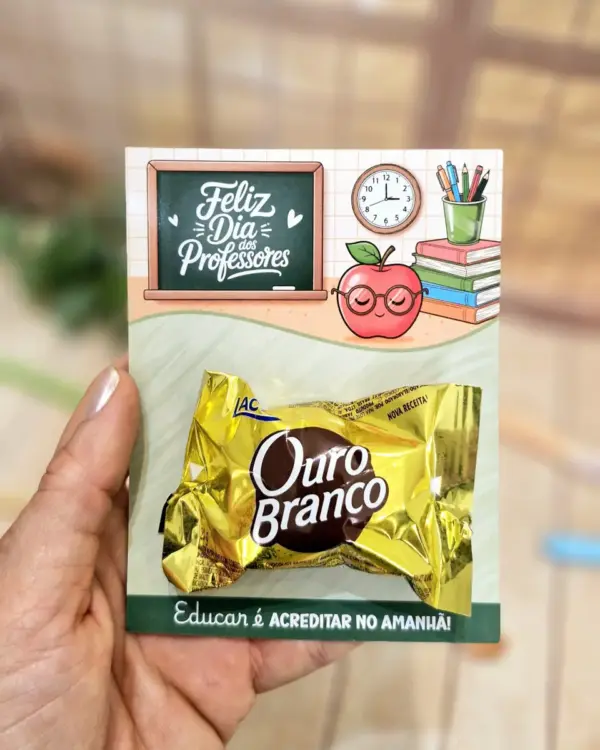 Kit Dia dos Professores Card Bombom Personalizado Digital - Imagem 5
