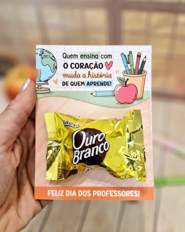 Kit Dia dos Professores Card Bombom Personalizado Digital - Imagem 6