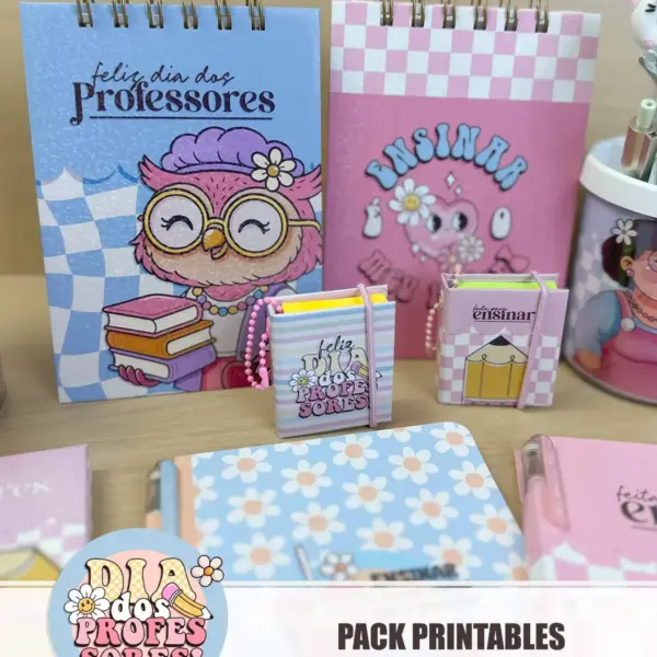 Pack Printables Corujinha Material Escolar Professores - Imagem 4