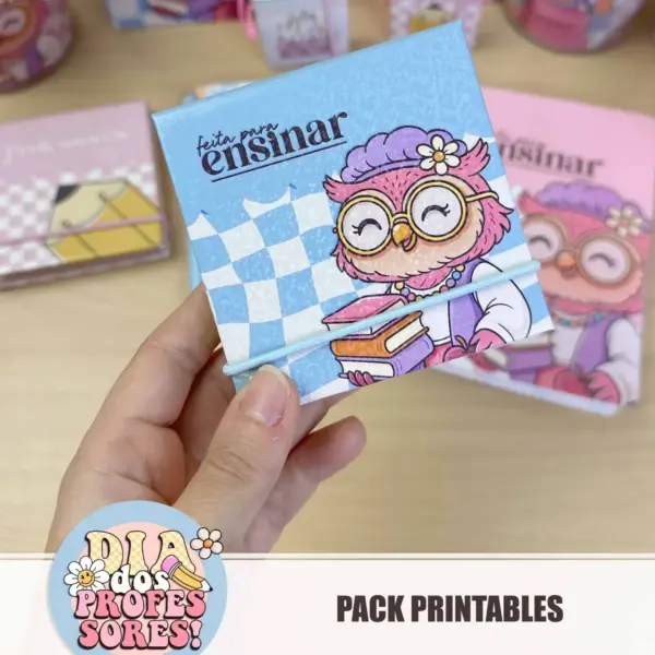Pack Printables Corujinha Material Escolar Professores - Imagem 5