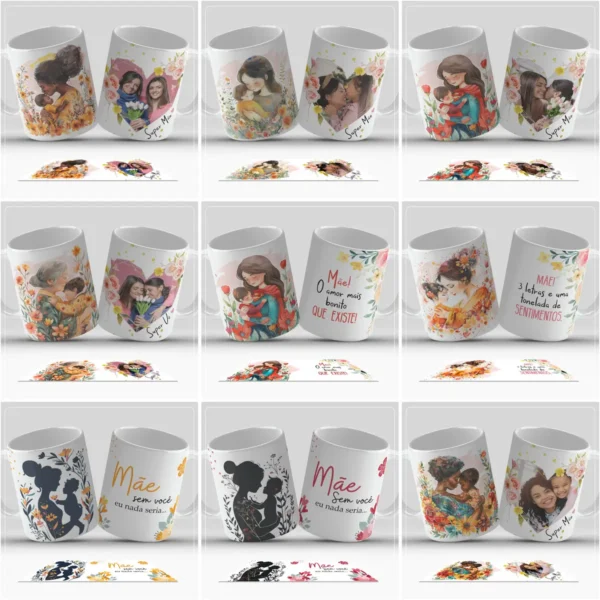 40 Designs Exclusivos para Canecas do Dia das Mães