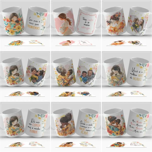 40 Designs Exclusivos para Canecas do Dia das Mães