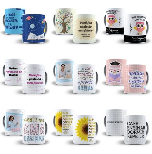 +500 Estampas Caneca Dia Dos Professores 2022 Corel Jpg Png