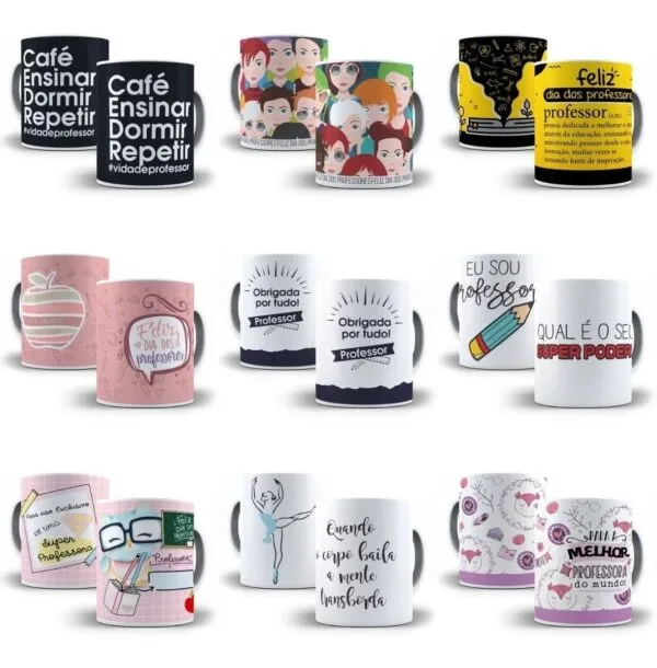 +500 Estampas Caneca Dia Dos Professores 2022 Corel Jpg Png