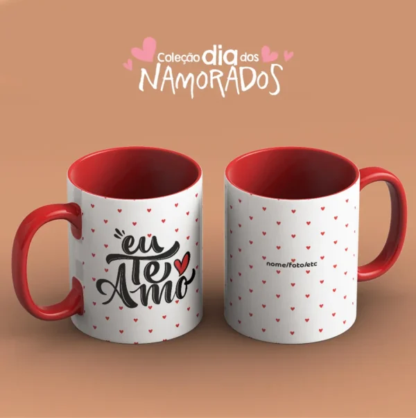 52 Designs Românticos para Canecas - JPG para Sublimação