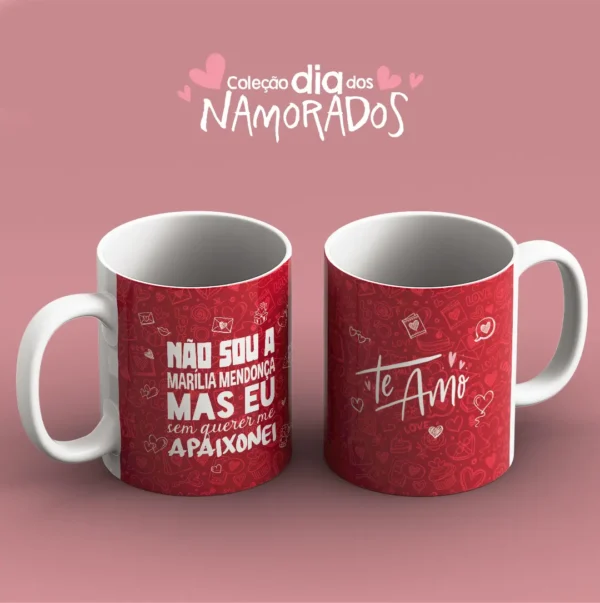 52 Designs Românticos para Canecas - JPG para Sublimação