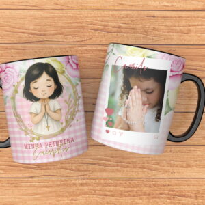 6 Artes para Caneca Primeira Eucaristia - Sublimação 9 6 Artes para Caneca Primeira Eucaristia - Sublimação