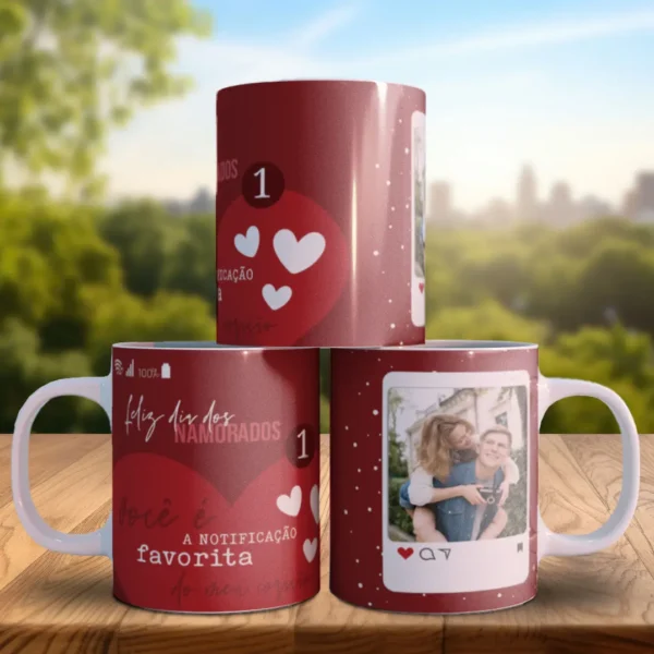 9 Designs Românticos para Caneca Dia dos Namorados