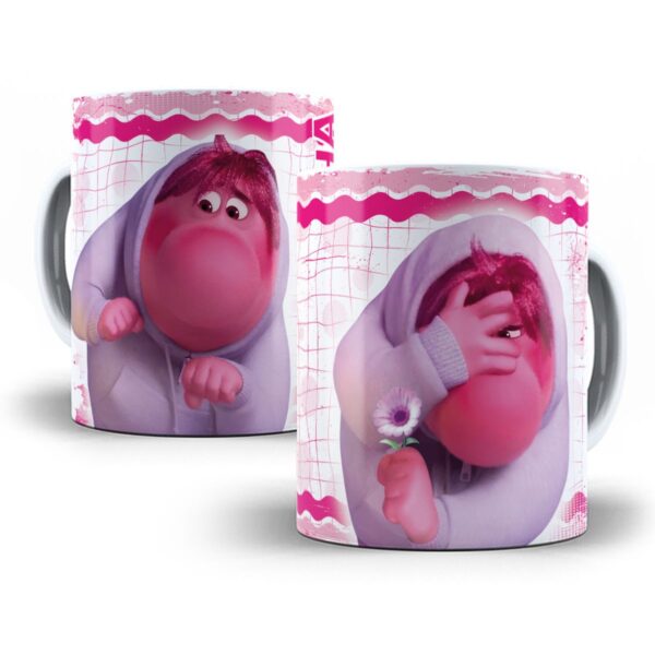 9 Estampas Caneca Divertida Mente 2 Alegria Tédio Inveja